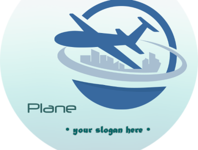 Plane branding logo
