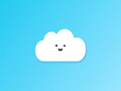 Cloudio art cloud cute icon illustration sky