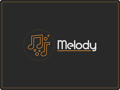 Melody - Music App Logo app branding design icon illustration logo typography ui ux vector