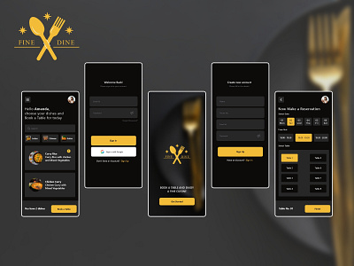 FINE - DINE - RESTAURANT BOOKING UI