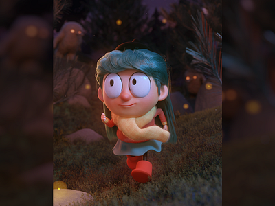 Hilda 3D Illustration