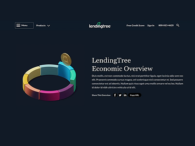 LendingTree Economic Overview Motion Graphic 3d modeling animation b3d chart eevee illustration lendingtree motion