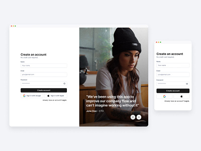 001 Daily UI - Sign Up Form app challenge design ui ux web