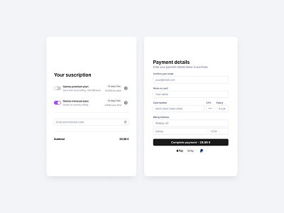 002 Daily UI - Checkout