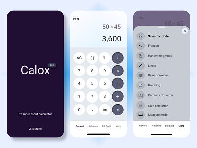 Calculator concept calculator calculator design concept mobile design ui ux
