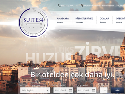 Suite34 Homepage home istanbul landing reservation suite taksim