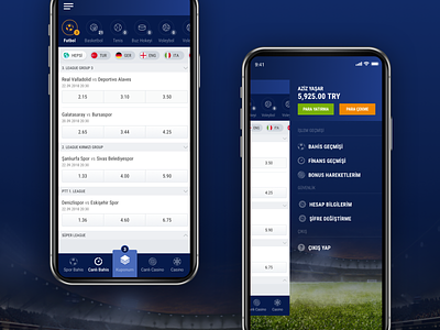 Mobile Betting App balance bet bets betting bookmakers country football hamburger menu live bet mobile app mobile bet sports