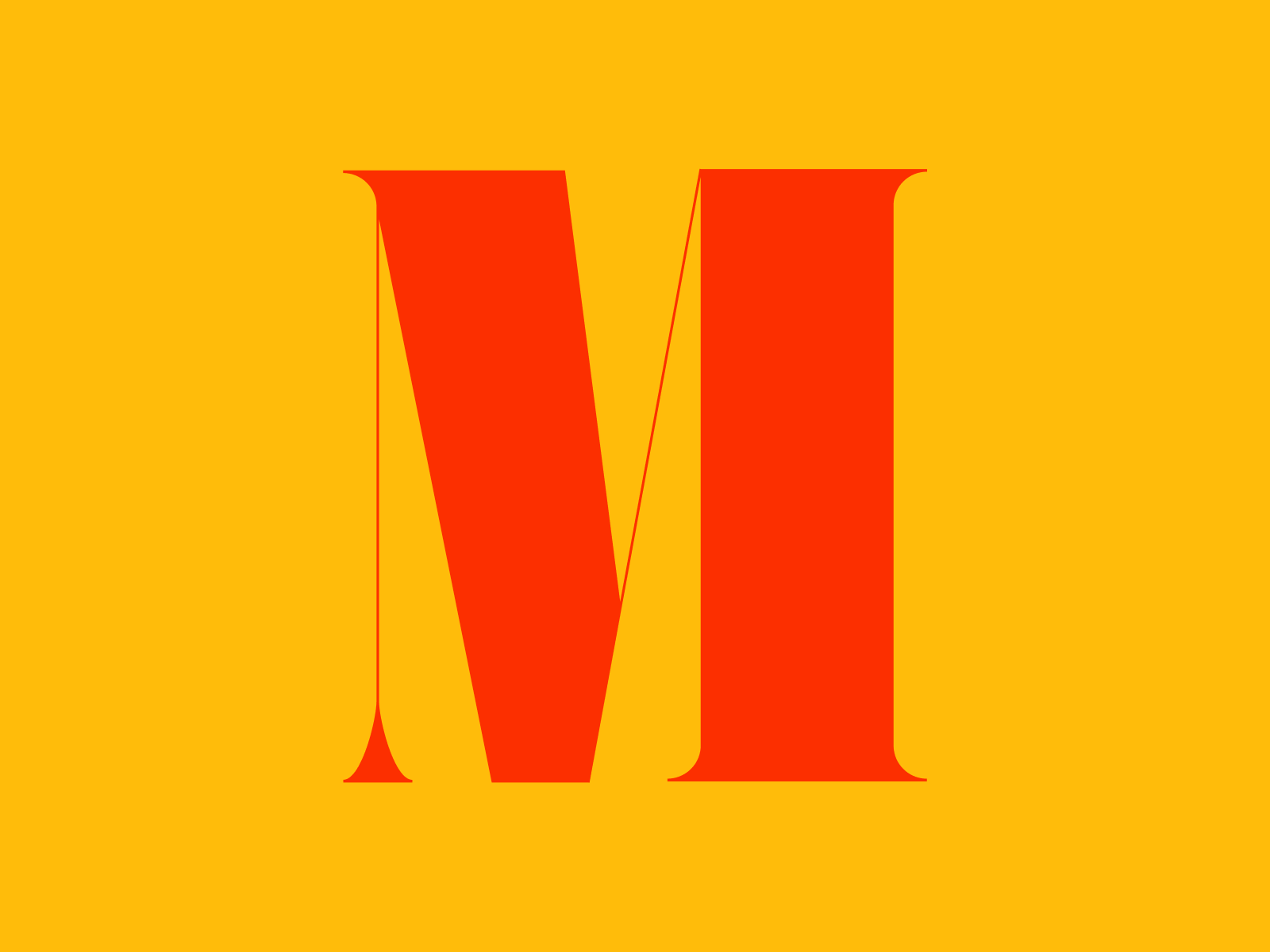 The M font design by Johan on Dribbble