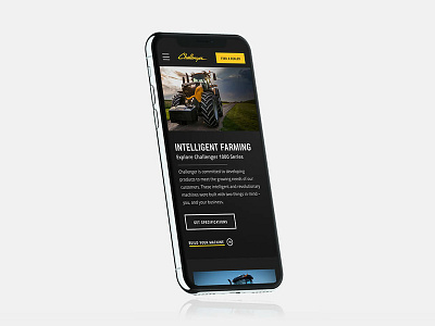 AGCO Challenger Website Redesign rebrand ui ux ux research ux strategy website