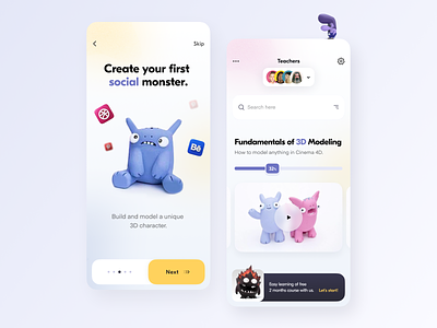 Monstero Workshop // Mobile App