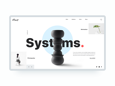 Product design studio // Grid & Style clean grid layout minimal product studio style ui ux web