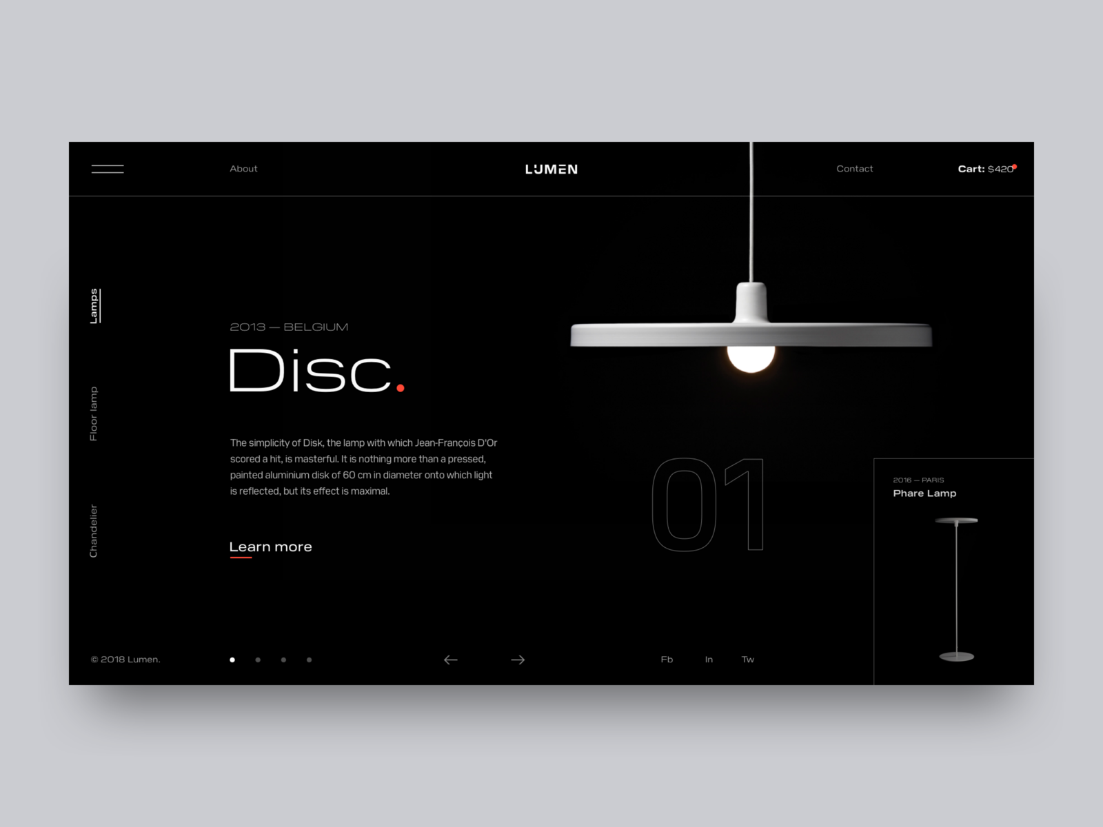 Lumen // Swiss style by Serhii Polyvanyi for BL/S® on Dribbble