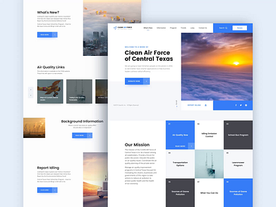 Clean Air Force // Home Page animation black lead studio blacklead clean creativity design desktop homepage layout main minimal motion ui ux web website