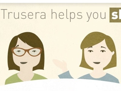 Trusera: Share Experiences illustration site design texture