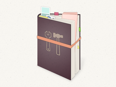 Notebook book illustration