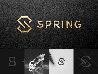 Jewellery brand icon idea logo mark symbol typography