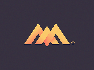 Inspiration letter "A" + letter "M" brand branding creative design idea illustration mark minimal symbol typography