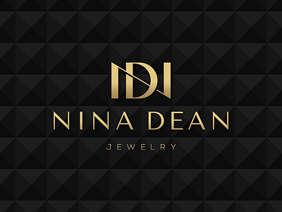 Nina Dean / Jewelry brand branding design icon idea illustration logo mark symbol typography