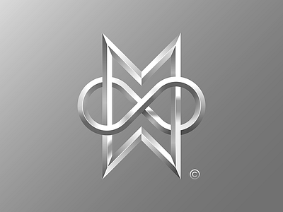 M+infinity+W brand design icon idea illustration logo mark minimal symbol typography