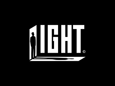 LIGHT brand branding idea illustration logo mark minimal negative symbol typography