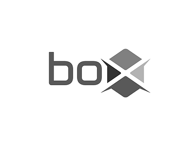 box brand branding design idea logo mark minimal negative symbol typography