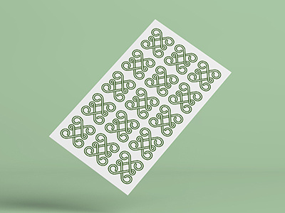 Bussines card - Natural Selection bussines card design green natural pattern piotrlogo selection vintage