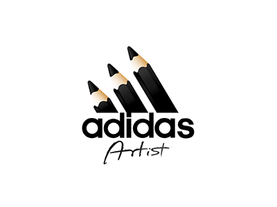 Adidas Artist adidas artist black creative design draw idea logo pencil piotrlogo variation