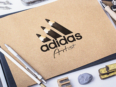 Adidas - Artist adidas artist black creative design draw idea logo pencil piotrlogo variation