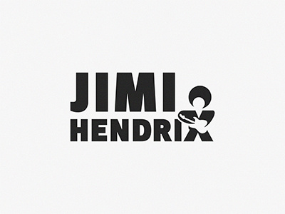 Jimi Hendrix afro black creative design guitar jimi hendrix music negative piotrlogo rock space