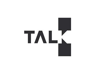 TALK animation black design discussion double idea mark negative piotrlogo space talk