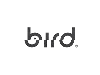 bird b bird black design idea mark minimal negative piotrlogo space