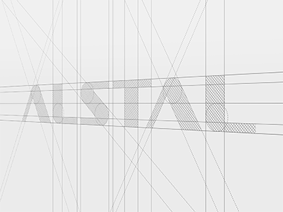 ALSTAL architecture brand branding construction design identity innovation logotype minimal piotrlogo steel system