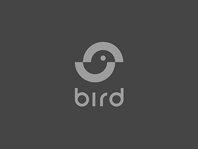 bird b bird black design idea mark minimal negative piotrlogo space