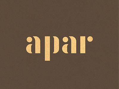 Apar- Cosmetics branding cosmetics lettering logo logotype luxury mark typography woman