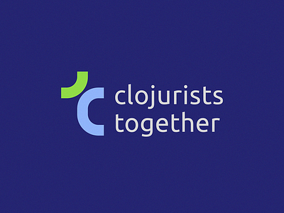 Clojurists Together brand branding creative design flat icon idea logo logotype mark minimal symbol typography