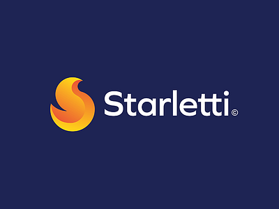 Starletti / Advertising agency brand branding creative design flat icon idea logo logotype mark minimal symbol typography