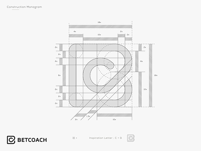 BETCOACH brand branding design icon idea logo mark symbol typography vector