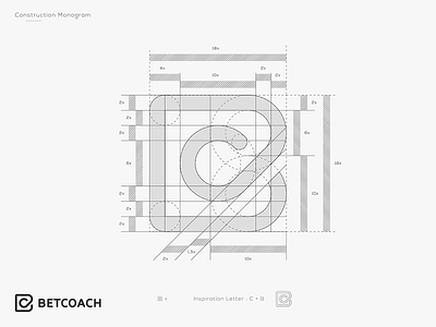 BETCOACH brand branding design icon idea logo mark symbol typography vector