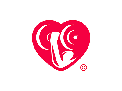 I Love Gym brand branding design icon idea logo mark space symbol vector