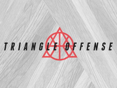 Triangle Offense basketball identity logo website