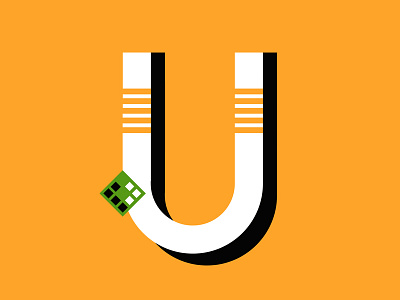 U in Assembly assembly app illustration lettering typography