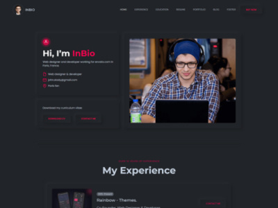 Personal Portfolio Template