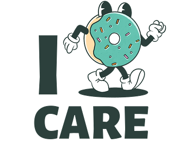 I don't care design donut graphic design i dont care quotes t shirt designs typography