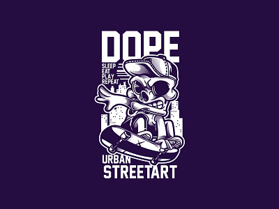 Dope Streetart available custom design design dope illustration project streetart urban vector