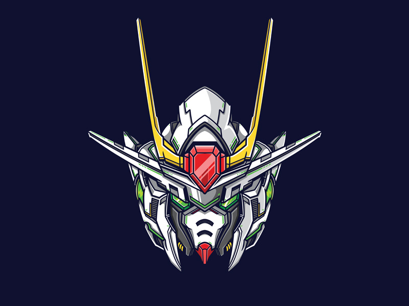 Fanart Gundam 00 Raiser by Deka Sepdian Gumilar on Dribbble