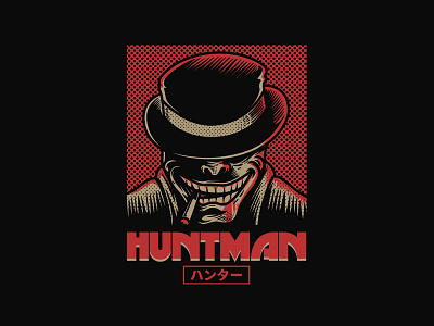 Huntman apparel clothing custom design illustration project streetart t shirt design tees urban