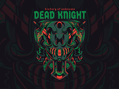 Dead Knight apparel cartoon custom design illustration knight medieval project t shirt design urban