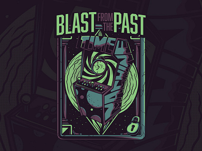 Blast from the Past apparel custom design game illustration pop art project puzzle series streetart t shirt design urban
