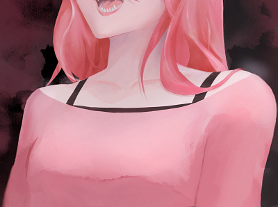 Power anime anime drawing anime illustration anime style art artwork character design digital art digital drawing digital painting drawing fan art fanart illust illustration painting portrait