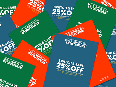 Colorful Discount Offer Posters